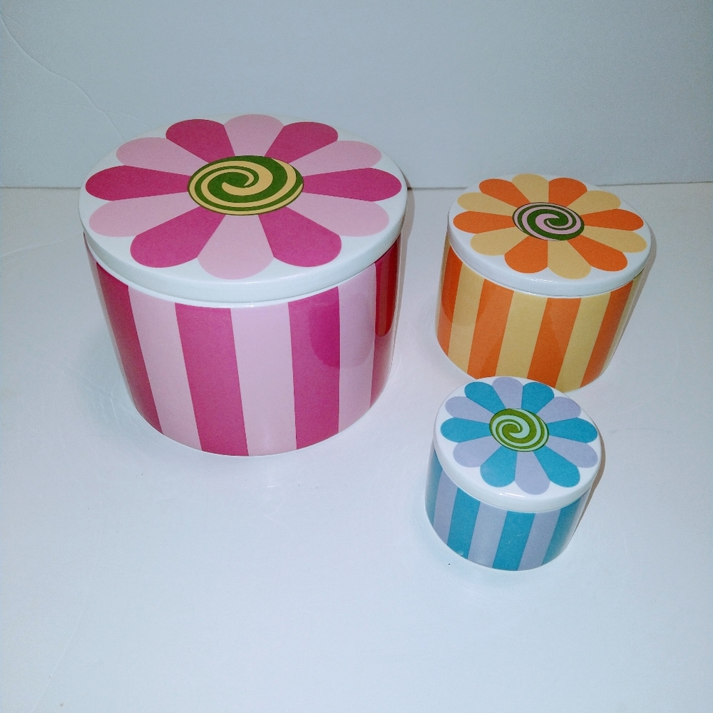 Gorham Merry Go Round Mary Quite Contrary nesting boxes with lids NWOB